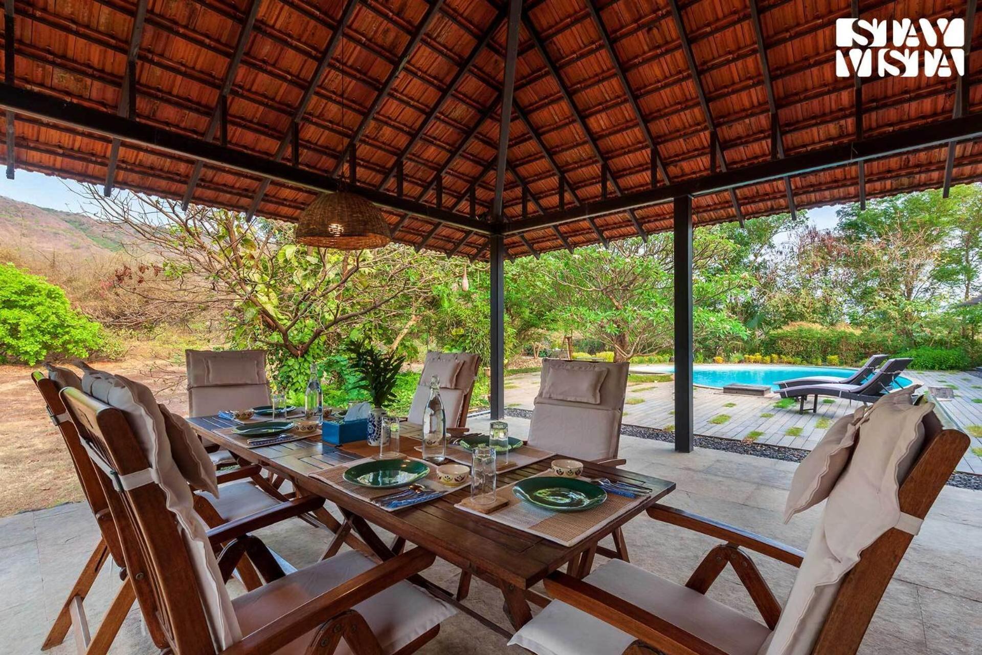 Wander Beyond By Stayvista - Featuring A Bali-Themed Abode And A Refreshing Swimming Pool Alībāg Exterior photo