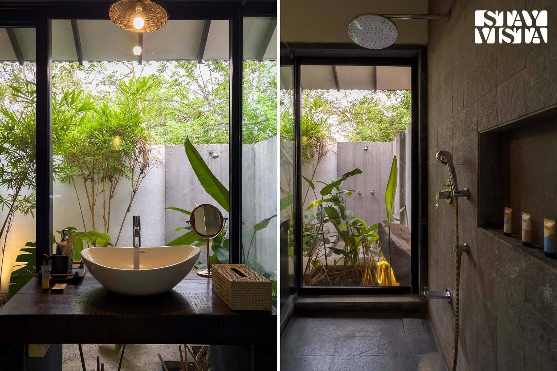 Wander Beyond By Stayvista - Featuring A Bali-Themed Abode And A Refreshing Swimming Pool Alībāg Exterior photo